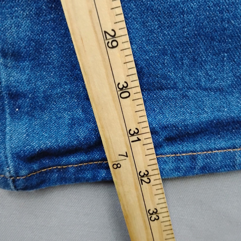 Wrangler 13MWZ Cowboy Cut Mens Blue Denim Jeans 30x32 Straight fit - Picture 5 of 8
